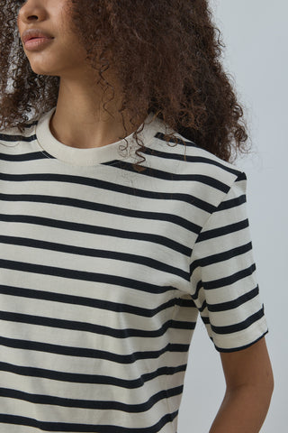 Çizgili Basic T-shirt