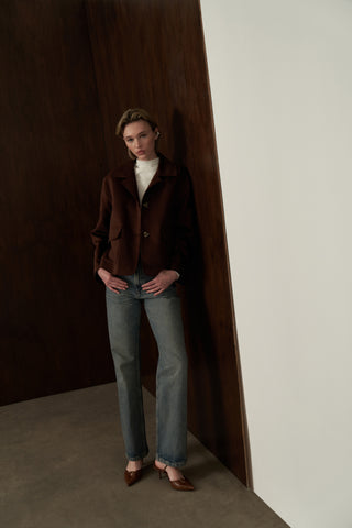 Mocha Süet Ceket